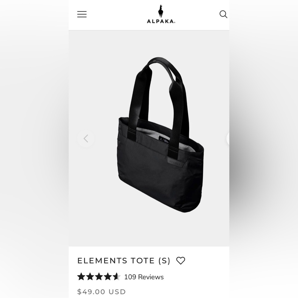 ALPAKA Elements Tote Bag- Small